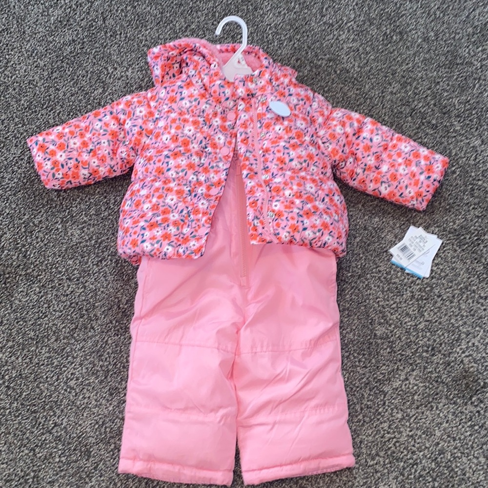 Carters Baby Girl Snow suit 12 months